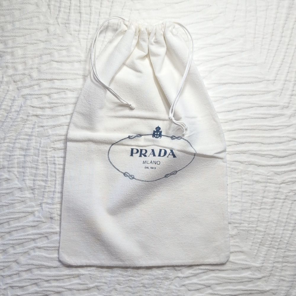 Prada White Dust Bag